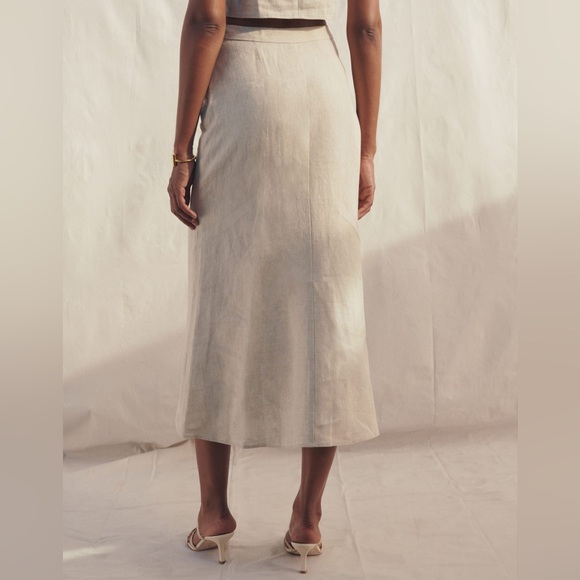 NWT Reformation Silas Linen Skirt - Picture 5 of 6
